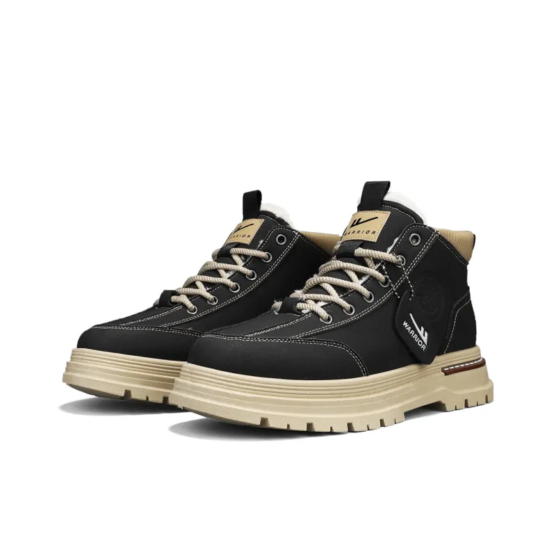 Warrior Short Martin Boot 5CM Men's Black-1
