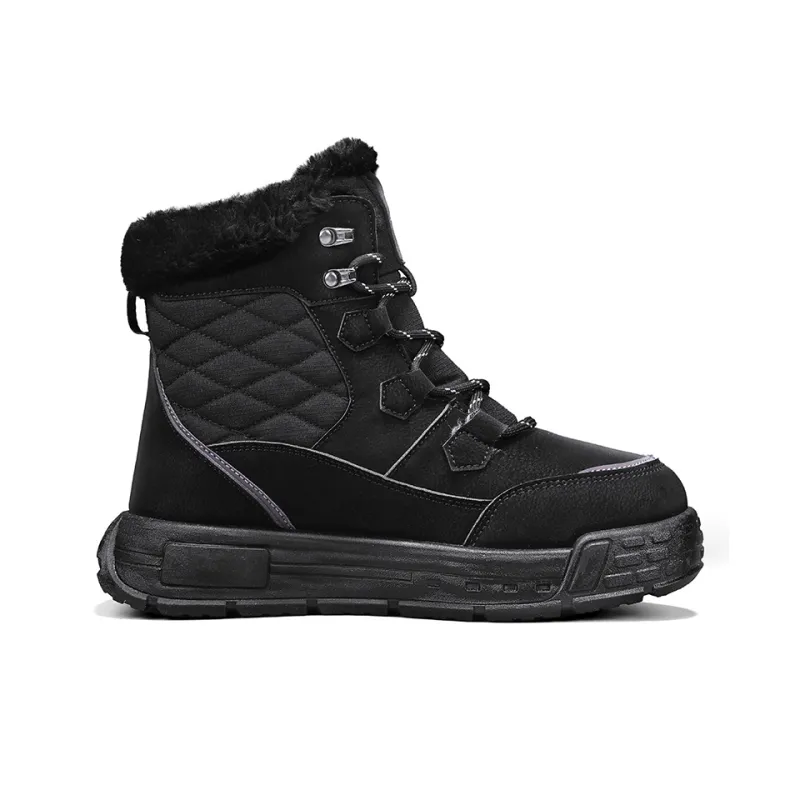 Binary Knee High Martin Boot Platform Men's Black-2