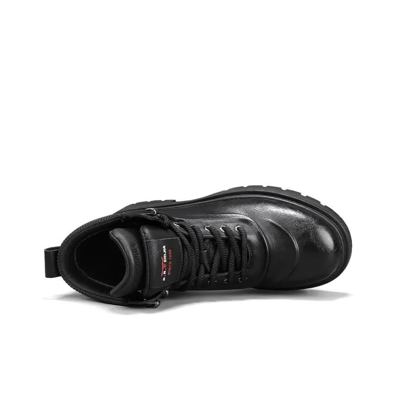 G.N.SHIJIA Short Martin Boot 5CM Men's-4