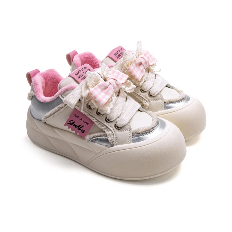 STAE Warm Wear-Resistant Slip-Resistant Low-Top Skateboard Shoes Women's Box Included-8