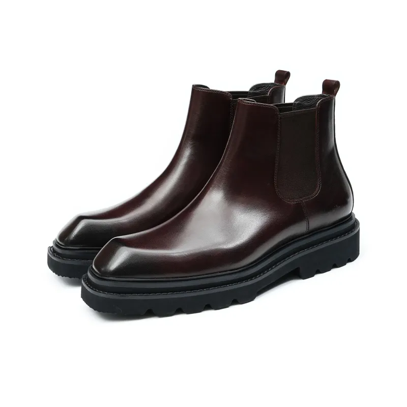 ASTON M.JAZZ Short Chelsea Boots Men's-10