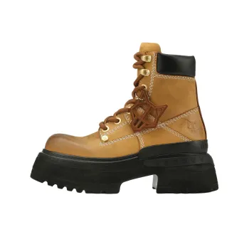 Naked Wolfe Storm Crew Martin Boot 7.5cm Women's Wheat