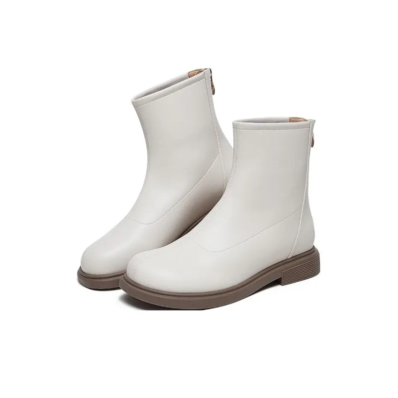 CAMEL Ankle Boots Medium Heel 3 5CM Women's-2