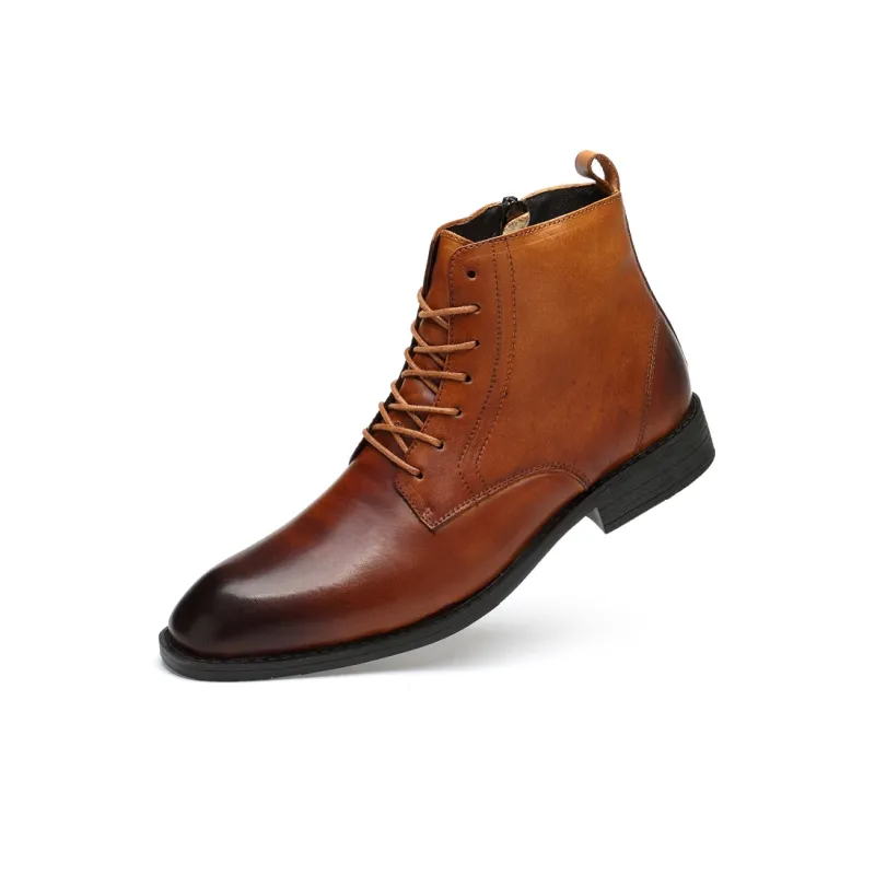 XIMO BULL Ankle Length Martin Boot 3cm Men's-10