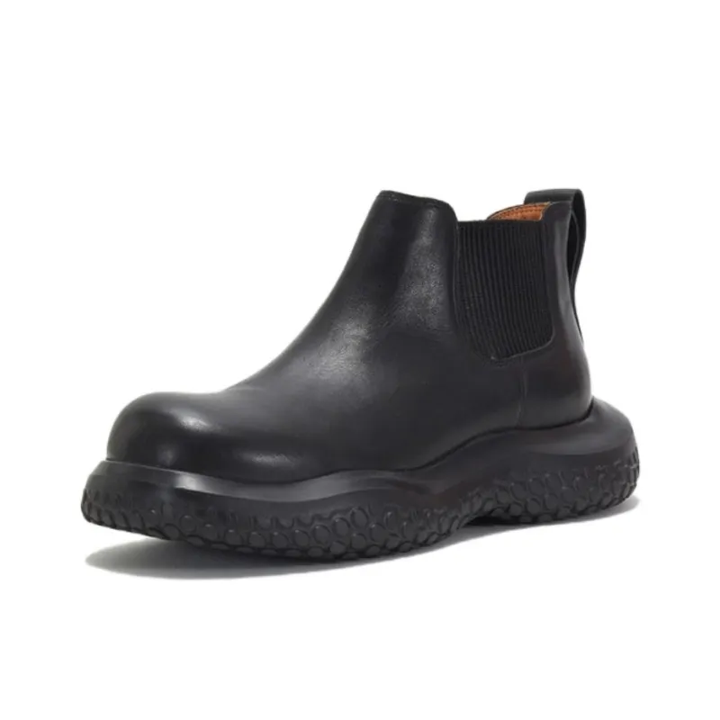 Teenie Weenie Short Chelsea Boots 4cm Women's Black-0