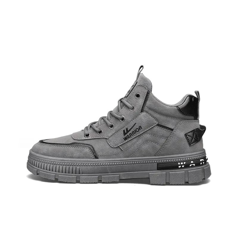 Warrior Short Mid Calf Martin Boot Men's Gray-0