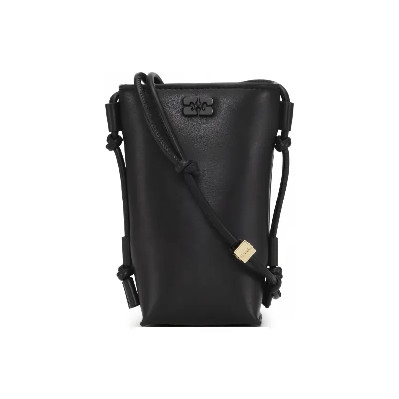 GANNI Leather Crossbody Bag-0