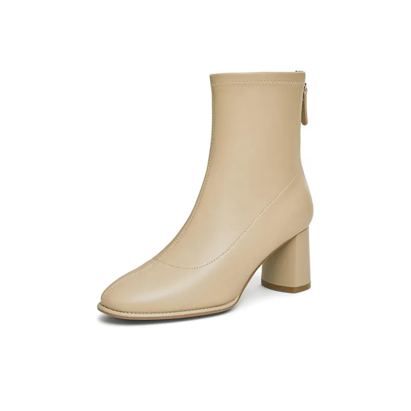 TATA Ankle Boots Women's Black, Apricot-1