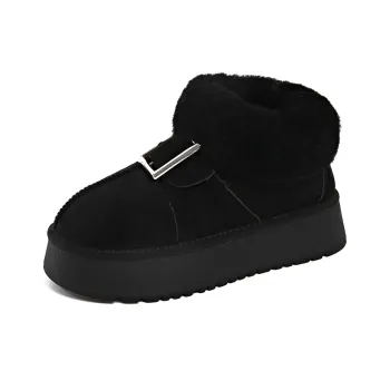 Little Red Man Slip Resistant Short Snow Boots Women's