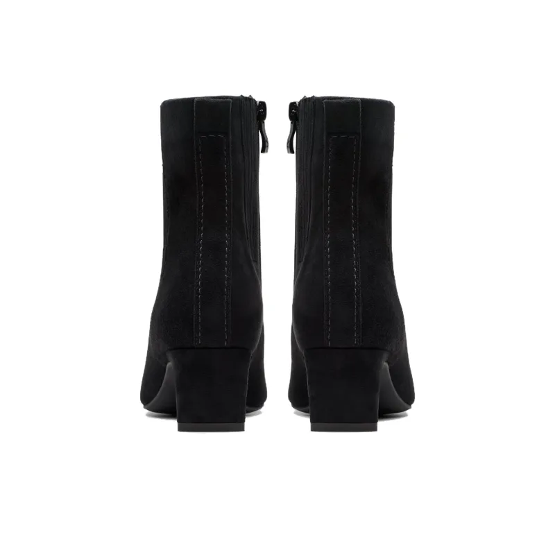 Clarks Edina Up Ankle Boots Women's Black-6