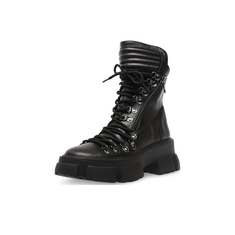 STEVE MADDEN Martin Boots Women's Black-1