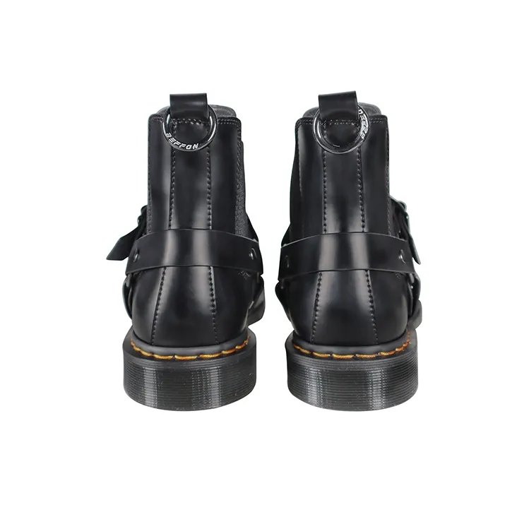 BEFFON Chelsea Boots Men Gothic Black-3