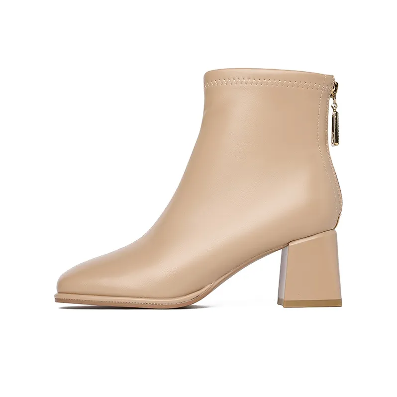 JOSINY Ankle Boots Women's Black/Ecru/Khaki-12