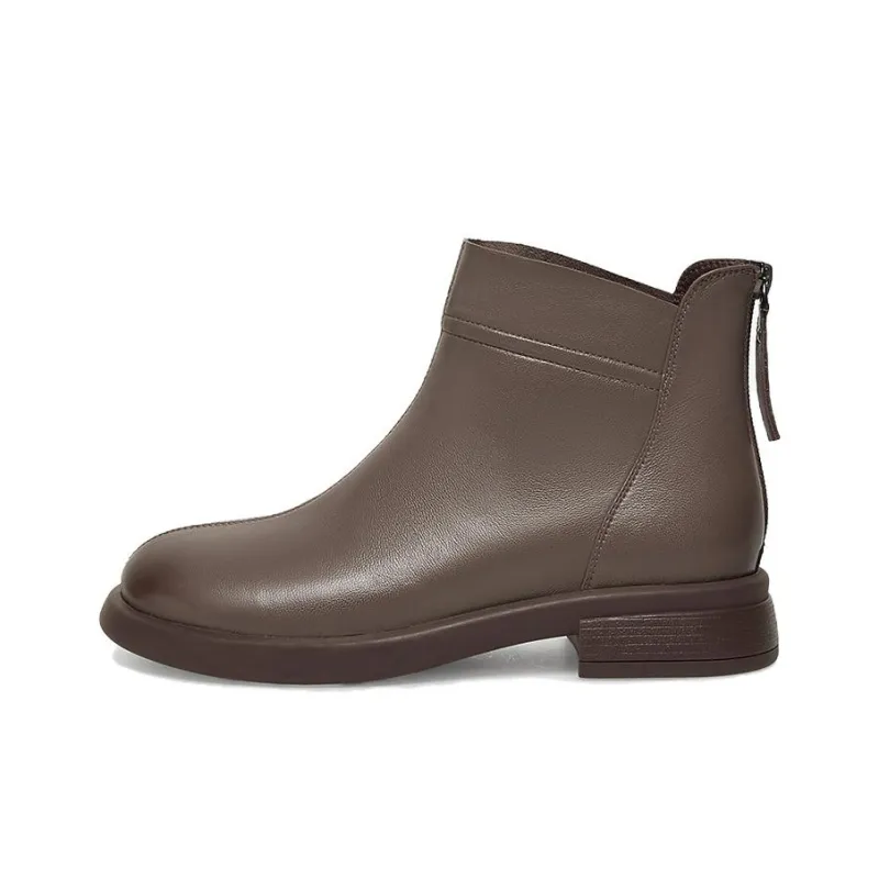 BASTO Ankle Boots Low Heel Women's-6