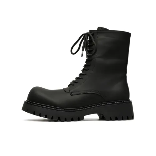 Dounkol Smart And Cool Knee-high Boots 5cm Unisex Black