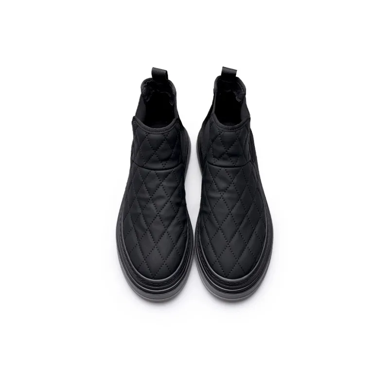PARDASAUL Short Chelsea Boots Men's Black-8