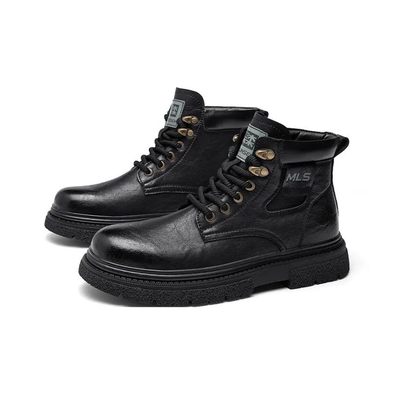 Mulinsen Martin Boots Men Black/Brown-1