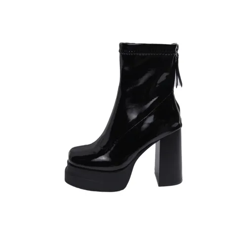 Xingdiman Ankle Boots Women's Black/Ecru