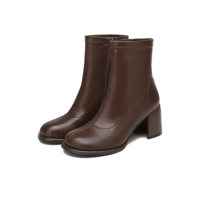 KEKAFU Ankle Boots Women's Black/Brown/Beige-17