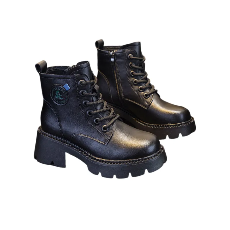 The Mystery Of Glamour Short Martin Boot Women's-2
