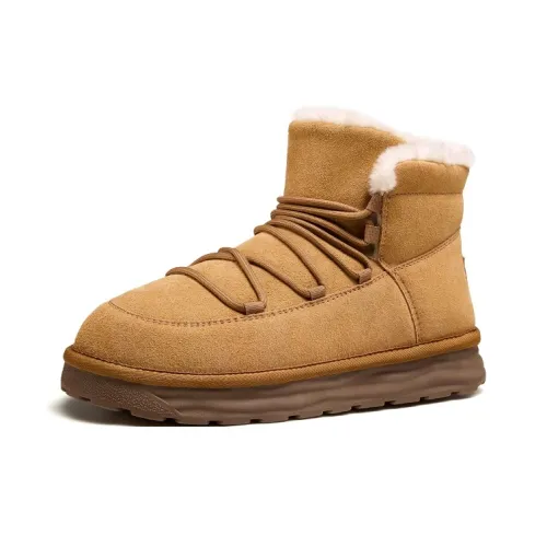 CAMEL Abrasion-Resistant Slip-Resistant Short Snow Boots Men's