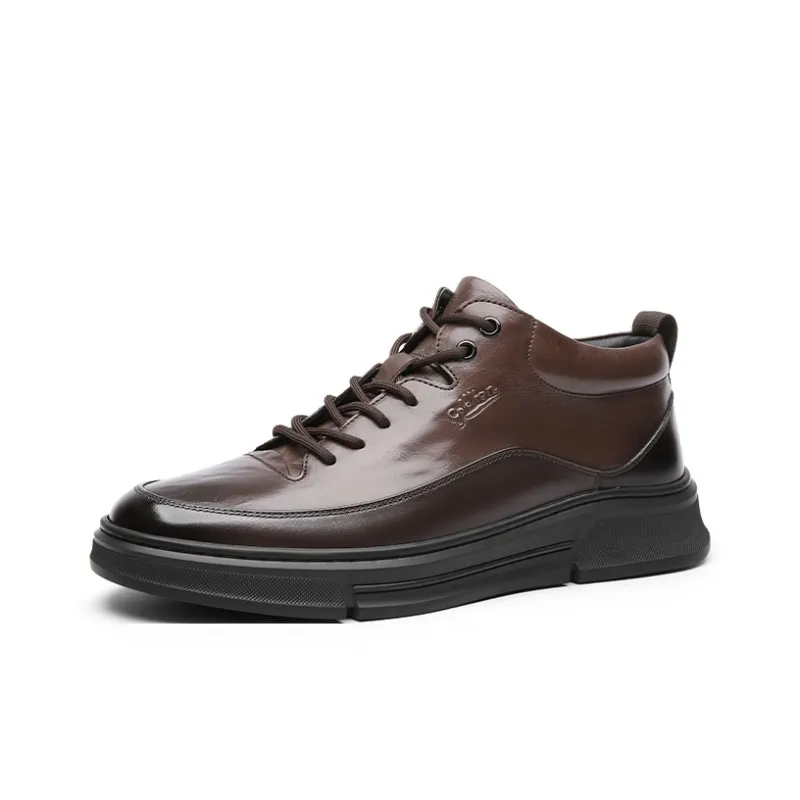 GOLDLION Ankle Boots Men Black-6