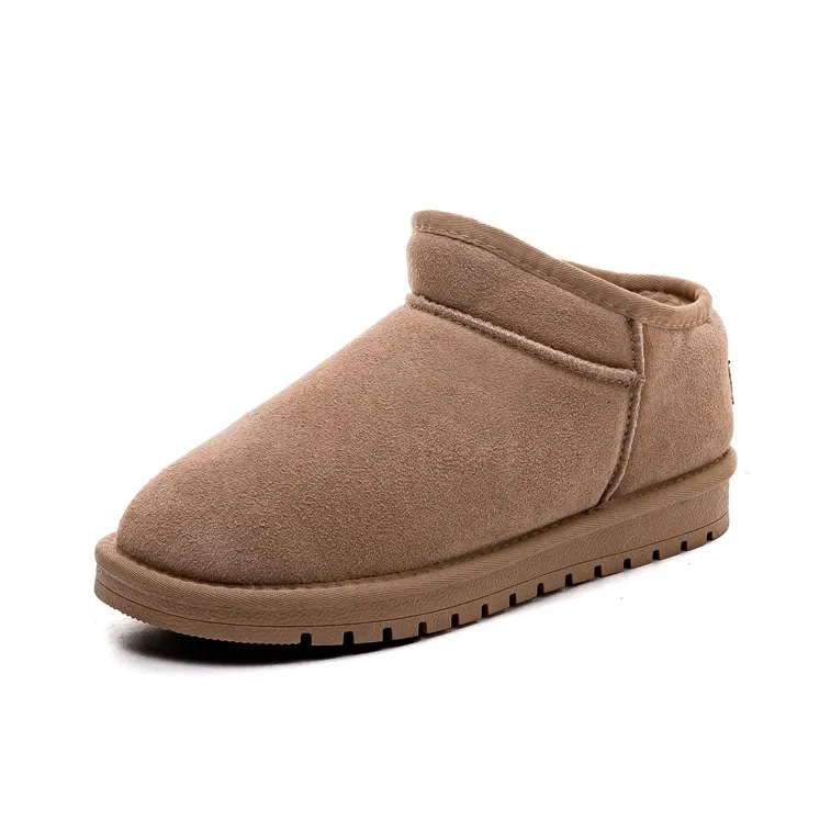Warrior Warm Short Snow Boots Unisex Umber-1
