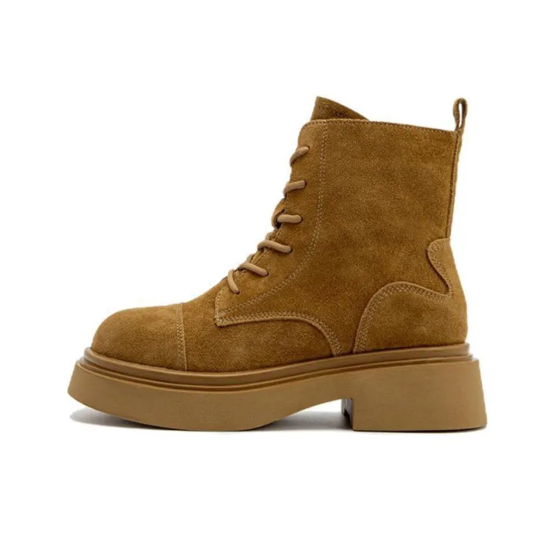 BATA Martin Boots Women's Black/Yellow-4