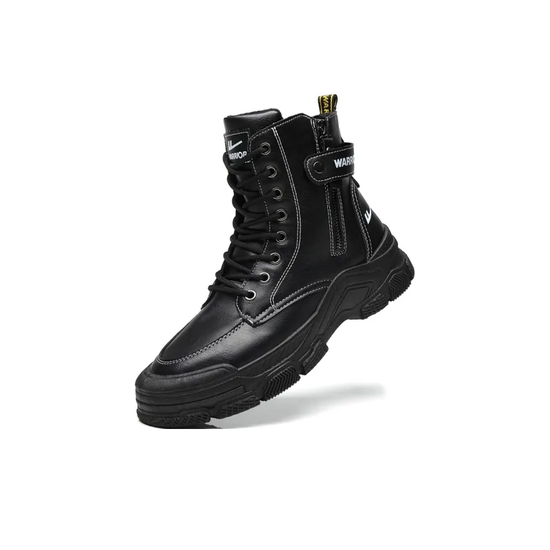 Warrior Short Martin Boot Men's Black-2