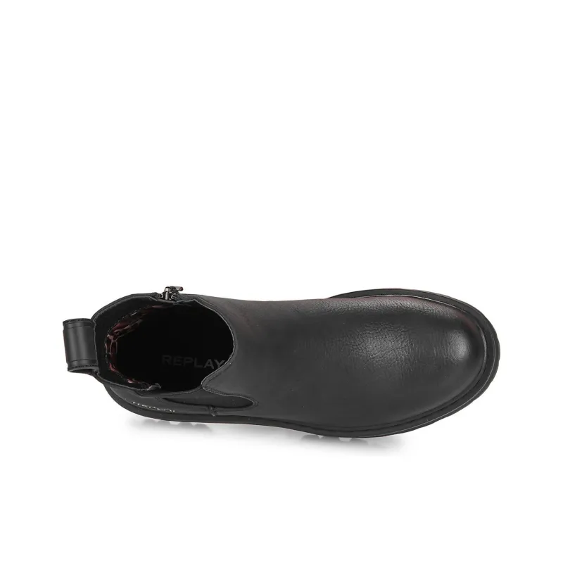 REPLAY Luisa Chelsea Short Chelsea Boots Women's Black-3
