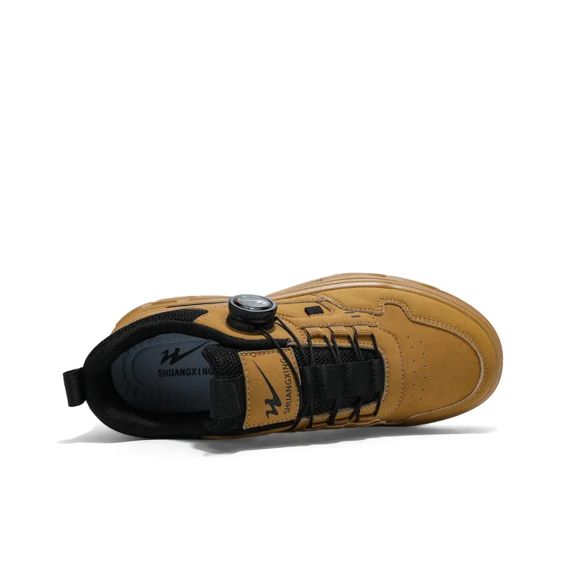 Binary Ankle Boots Low Top Men's Khaki-3