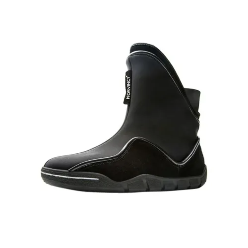 Ghost Leather Heeled Ankle Boots