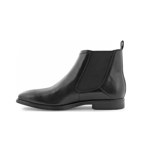 Ecco Ankle-Length Chelsea Boots Men's Black