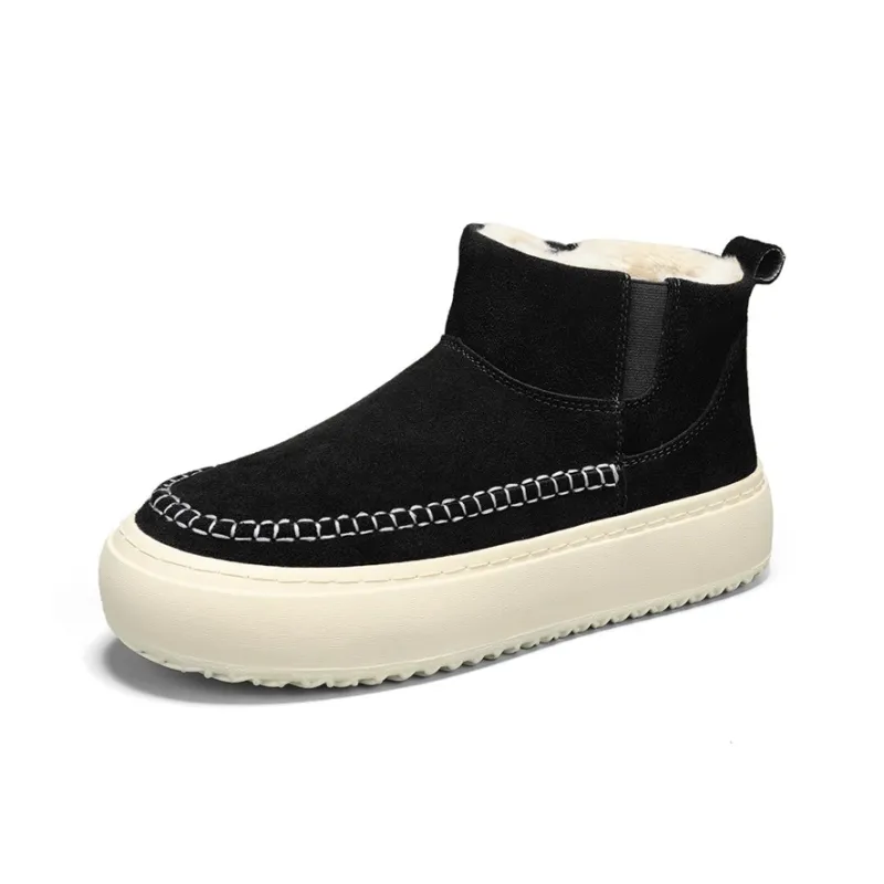 Bull Charm Abrasion Resistant Thermal Slip Resistant Short Snow Boots Men's-7