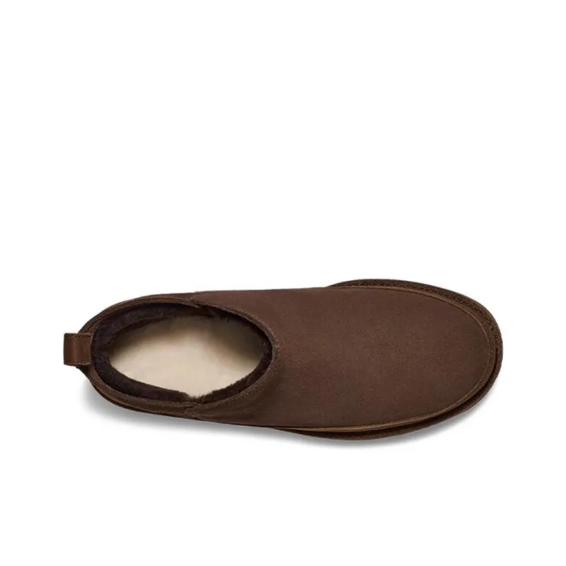 UGG Warm And Wear Resistant Short Snow Boots Women's Dark Brown-3
