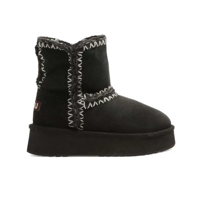 MOU Short Snow Boots Women's Black-1