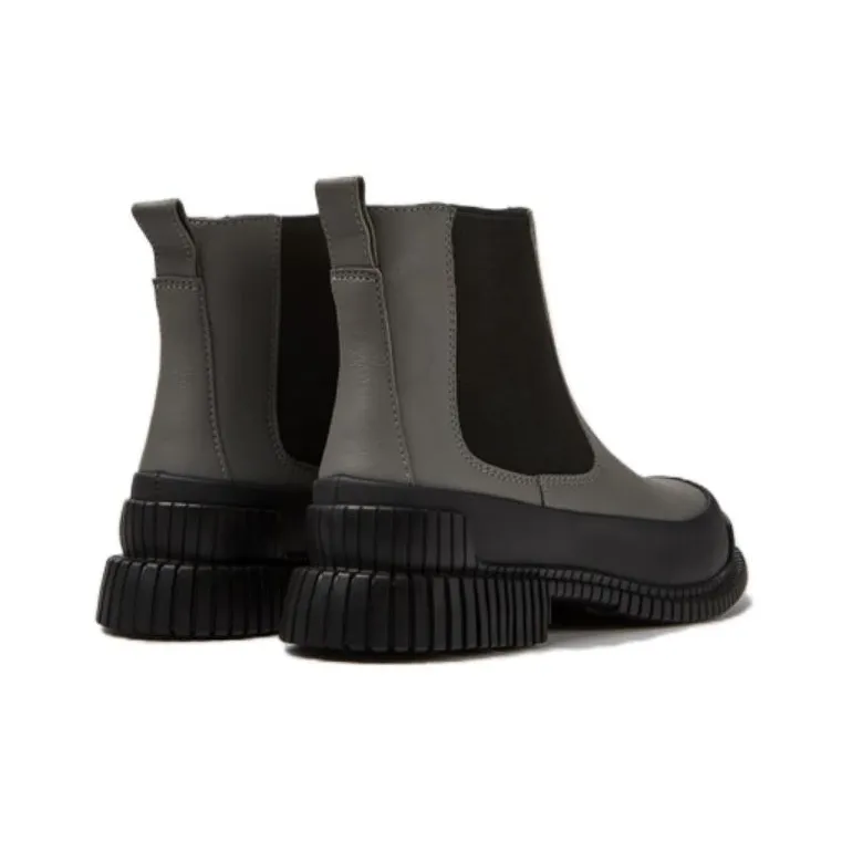 CAMPER Pi Ankle Length Chelsea Boots Women's Gray Black-2