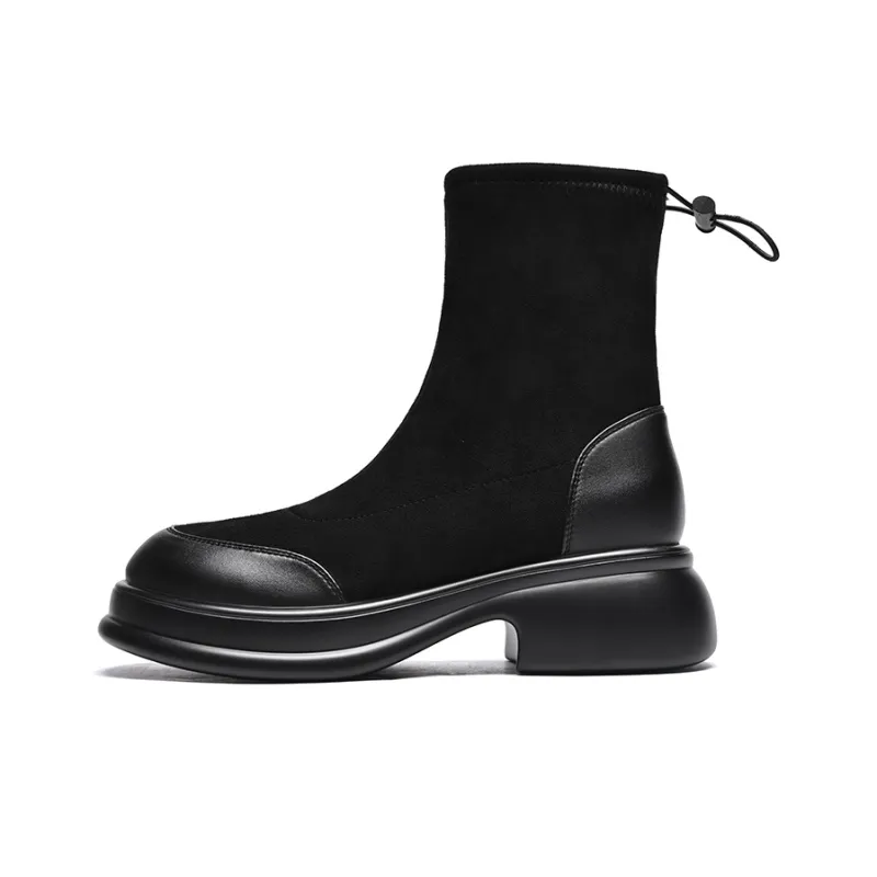 ZHR Ankle Boots 5cm Women's Black-0