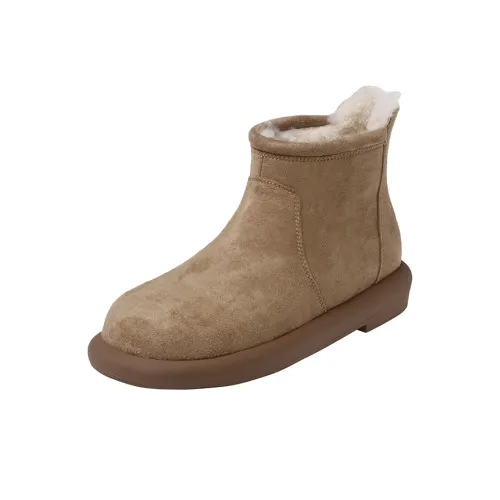 XIAOAJUE Short Snow Boots Women's