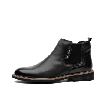 PLO CART Short Chelsea Boots Men's Black
