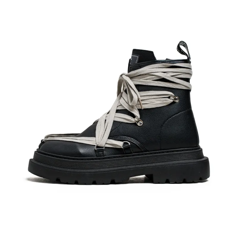 YUZHAOLIN Crew Martin Boot Men's-3