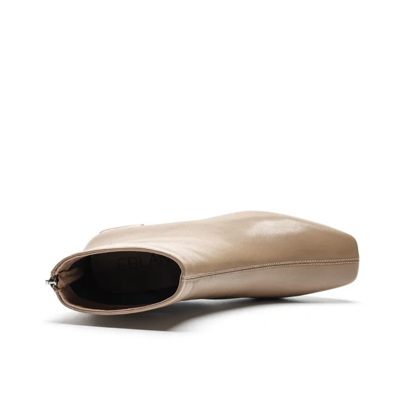 EBLAN Ankle Boots Women's Beige Brown-3