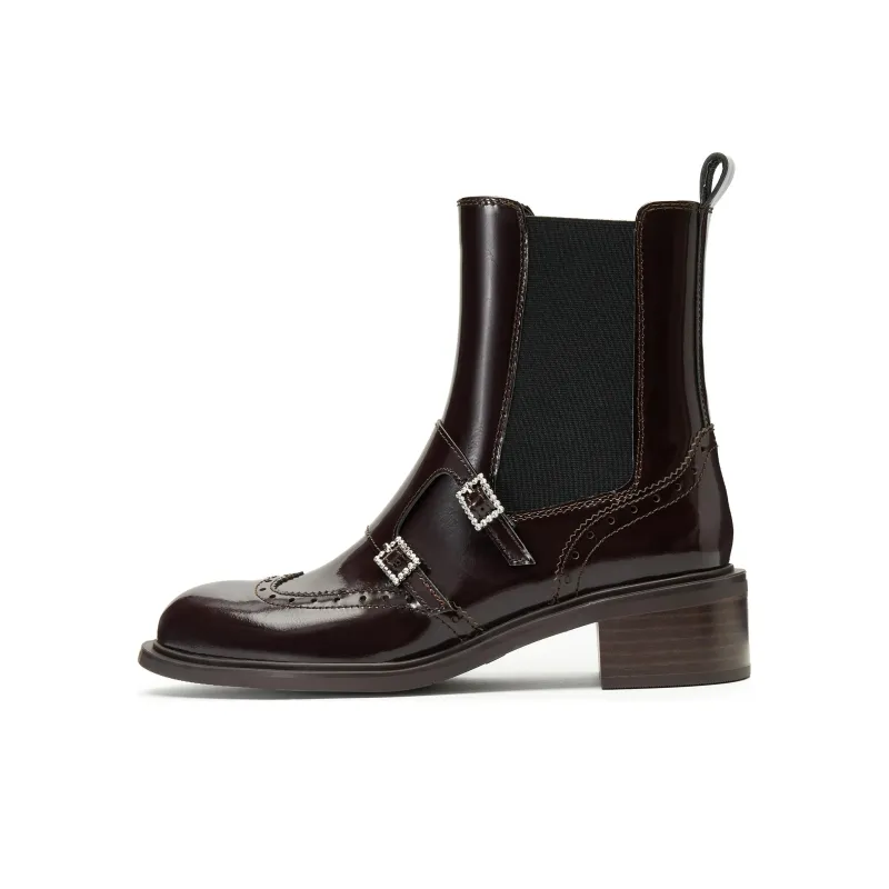 Staccato British Nocturne Short Chelsea Boots Women's-4