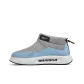 Light Gray Light Blue-Fleece-Lined