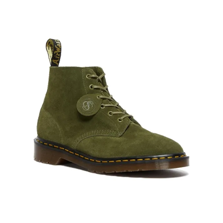 Dr. Martens 101 Suede Ankle Boot Green Desert Oasis-2