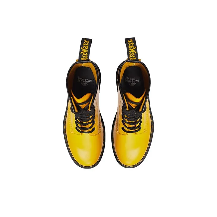 Dr.Martens 1460 Colorful Series 8 Martin Boots Couple Style Yellow-2
