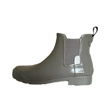 HUNTER Short Chelsea Boots Women's Green