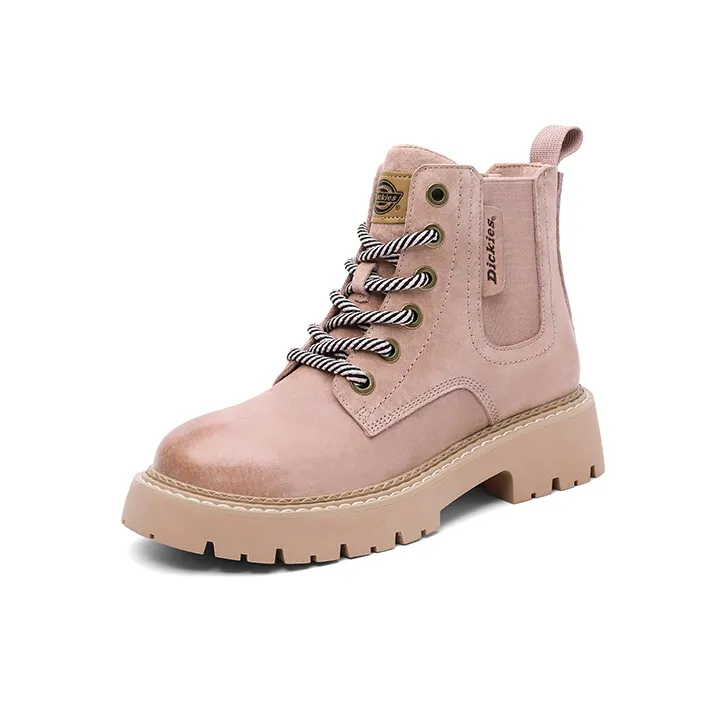 Dickies Short Martin Boot Women's Pink-1