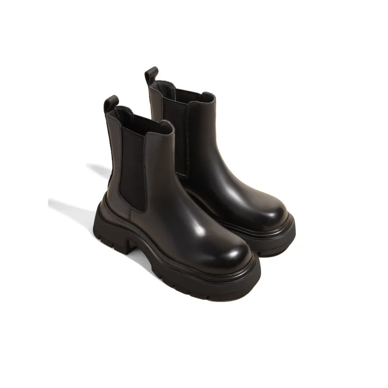 KODI Short Chelsea Boots 9CM Women's Brown-3