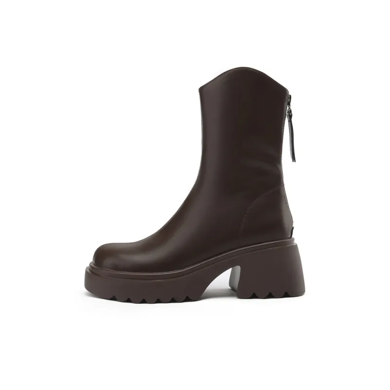 DAPHNE Ankle Boots Women's Brown/Black/Beige-22
